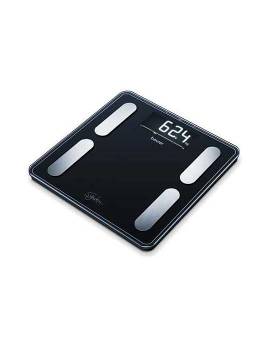 Bascula BLACK & DECKER diagnostica IMC , lcd 200kg BF-400 negra