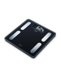 Bascula BLACK & DECKER diagnostica IMC , lcd 200kg BF-400 negra