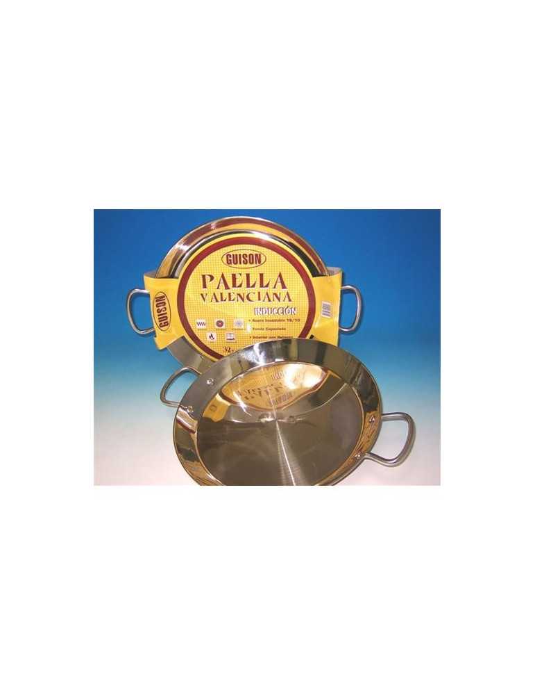 Paella valenciana GARCIMA inoxidable guison 40 cm.