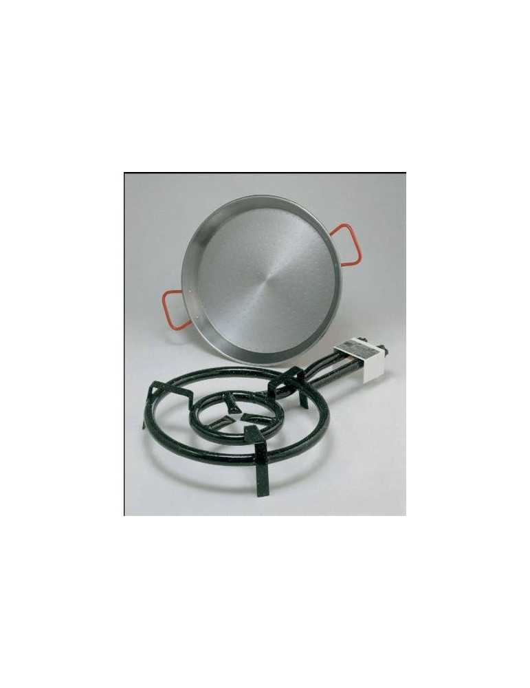 Paellero + gas GARCIMA modelo 400 + paella 42 cm.