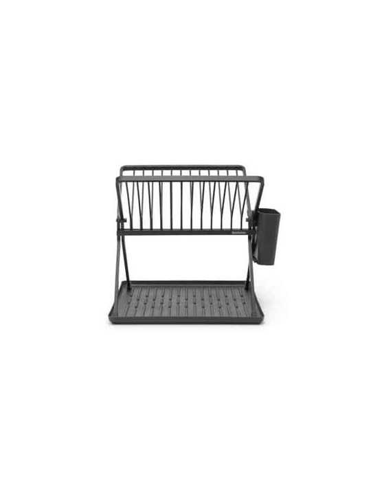 Escurreplatos BRABANTIA plegable negro capacidad 13 platos