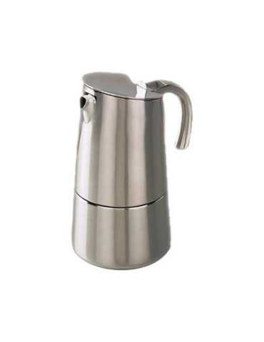 Cafetera BRA Bella inoxidable 2 tazas para todo fuego