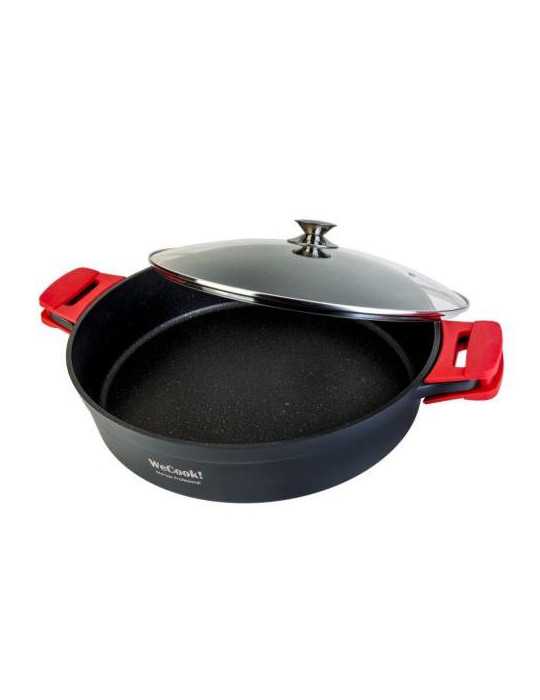Cazuela baja WECOOK aluminio fundido Ecochef 32cm
