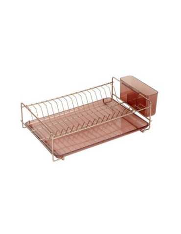 Escurreplatos SAUVIC plano inoxidable 18/8 cobre 90996