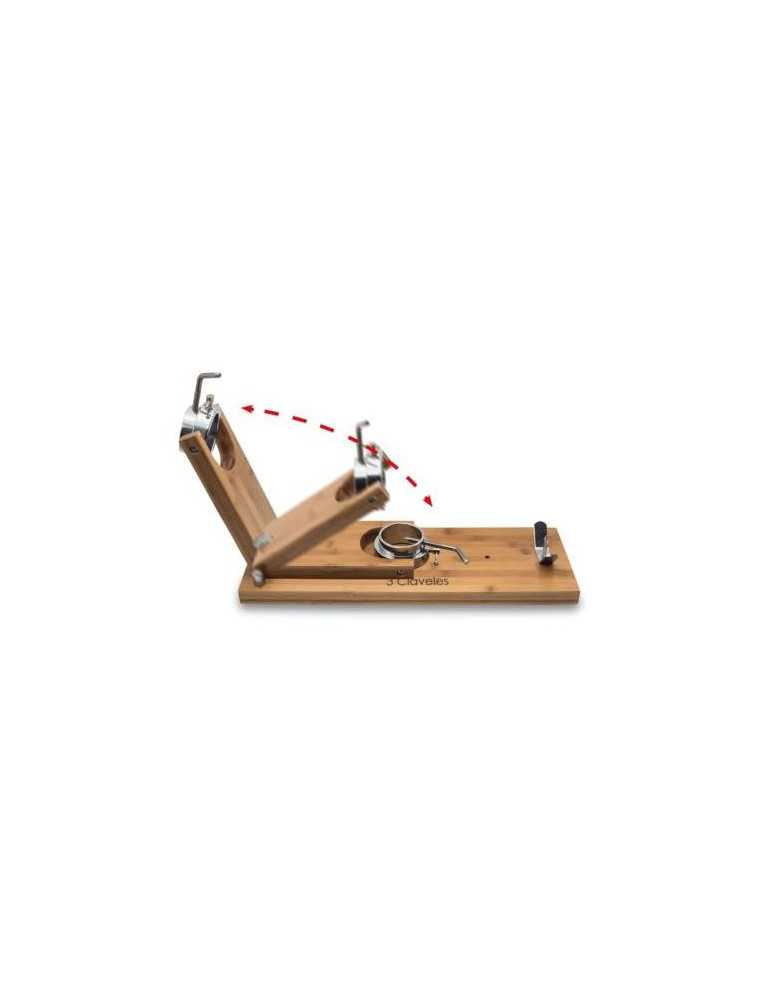 Jamonero 3 CLAVELES plegable cabezal giratorio 3C 01736