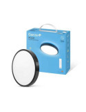 Plafon techo GARZA con aro negro led 42mm 30w con mando