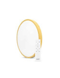 Plafon techo GARZA aro madera 42mm 30w 3200LM conmando