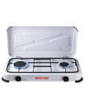 Cocina portatil SUPER-EGO gas 2 fuegos SEH0248