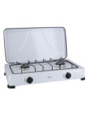 Cocina de gas MATEL esmaltada blanca 2 fuegos 34171