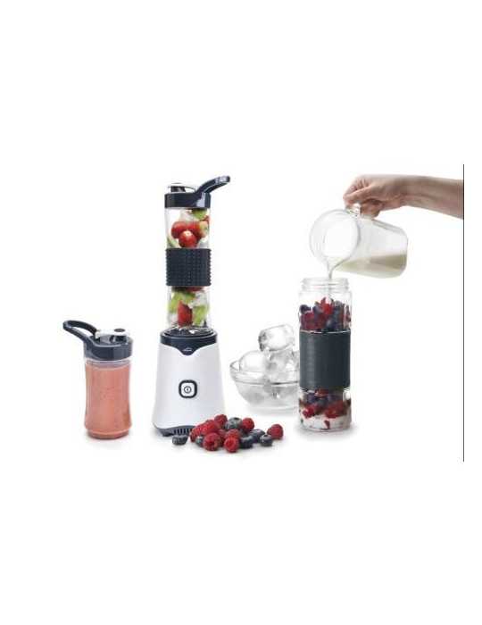 Batidora personal LACOR de vaso Mix&go 350 w. blanco 69382