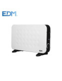 Convector EDM 2.000w Round black series 07135
