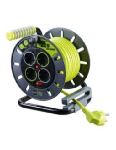 Enrollacables LUCECO 4 tomas 16a 25m. PRO-XT OME25164SL-PX