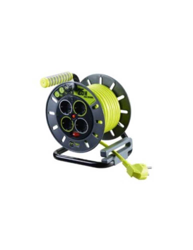 Enrollacables LUCECO 4 tomas 16a 25m. PRO-XT OME25164SL-PX