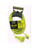 Prolongador LUCECO 20m. IP44 + soporte EXE20161IP/CHT-PX