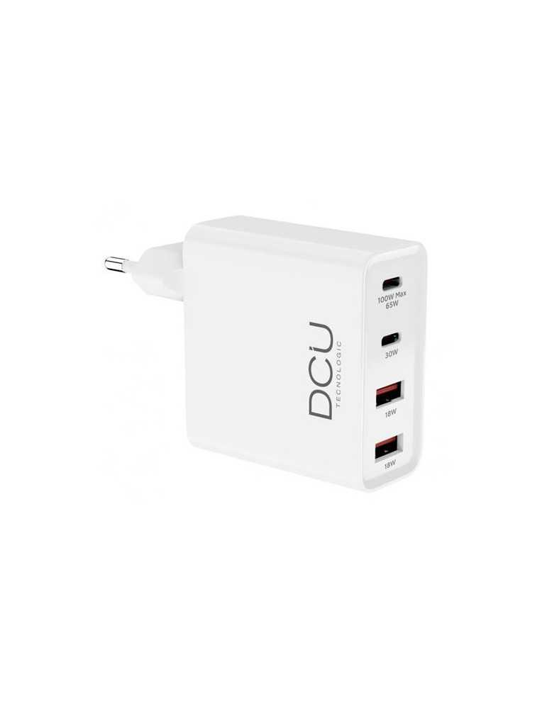 Cargador DCU gan PD 100w 2+2 usb
