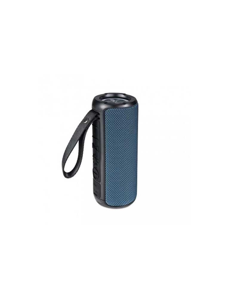 Altavoz DCU led bluetooth 5.0 IPX5 azul