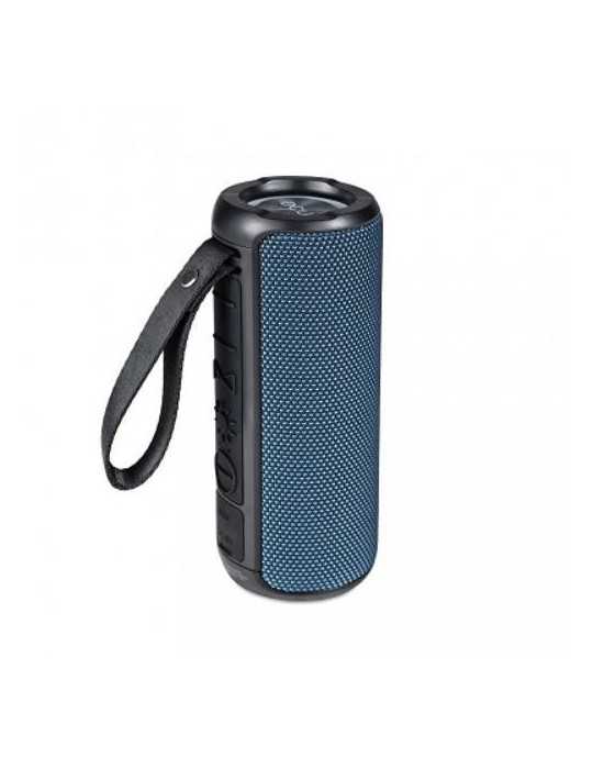 Altavoz DCU led bluetooth 5.0 IPX5 azul
