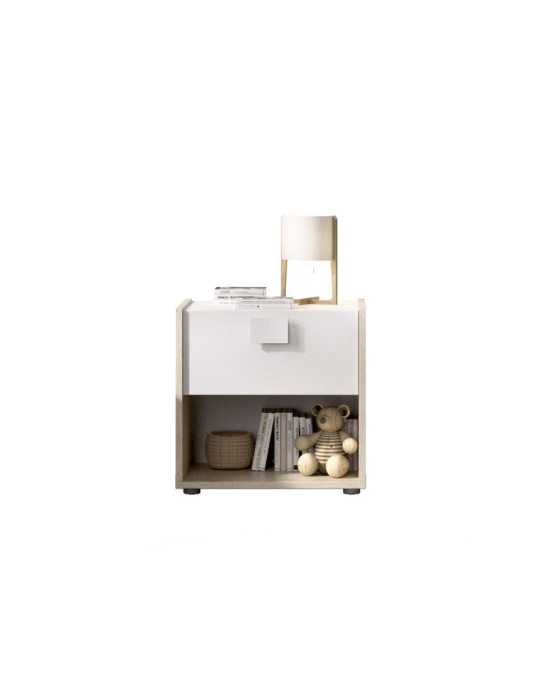 Conjunto dormitorio TOP 4 DEKIT blanco/natural