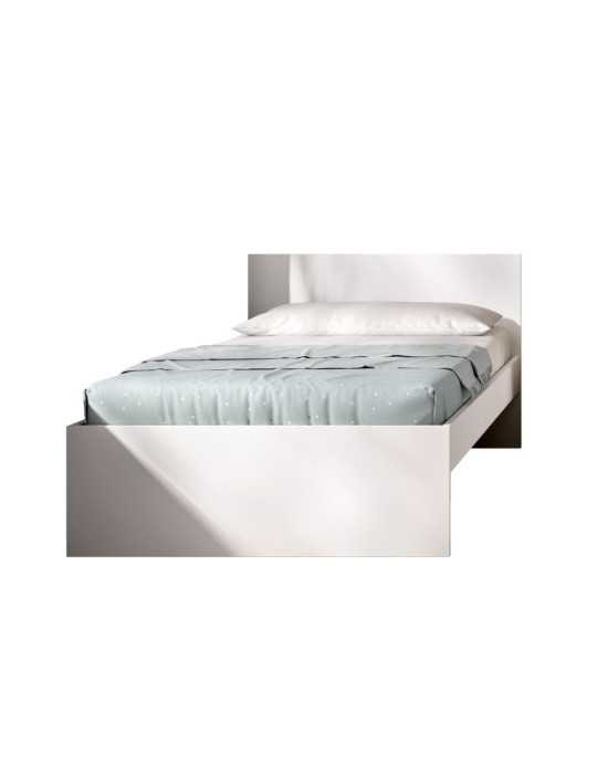 Cama dormitorio TOP DEKIT 90x190 blanco blanco
