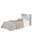 Cabecero cama dormitorio TEN DEKIT de 90 blanco
