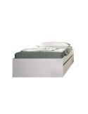 Base cama dormitorio con cajones LAGO DEKIT 90x190 + 2 cajones blanco