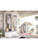 Conjunto dormitorio SUIT 1 DEKIT blanco/natural