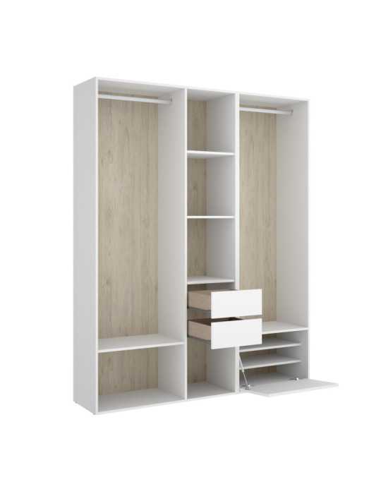 Conjunto dormitorio SUIT 2 DEKIT blanco/natural