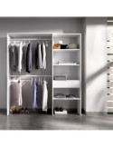Conjunto vestidor dormitorio SUIT DEKIT 1 cajon blanco