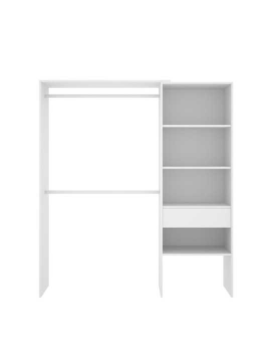 Conjunto vestidor dormitorio SUIT DEKIT 1 cajon blanco