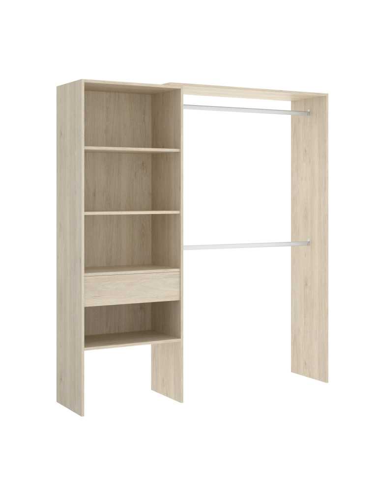 Conjunto vestidor dormitorio SUIT DEKIT 1 cajon natural
