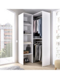 Conjunto vestidor dormitorio SUIT DEKIT rincon blanco