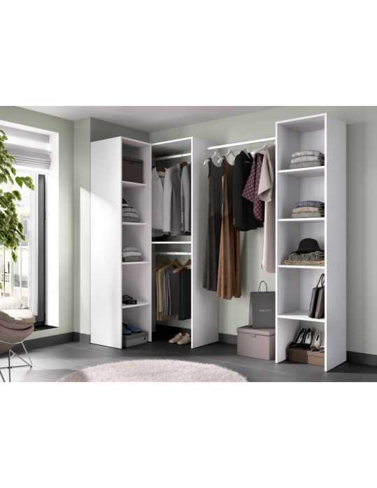 Vestidor dormitorio SUIT DEKIT rincon 3 blanco