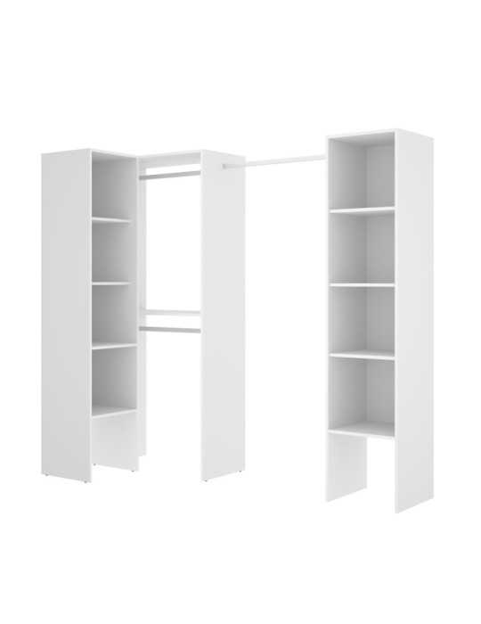 Vestidor dormitorio SUIT DEKIT rincon 3 blanco