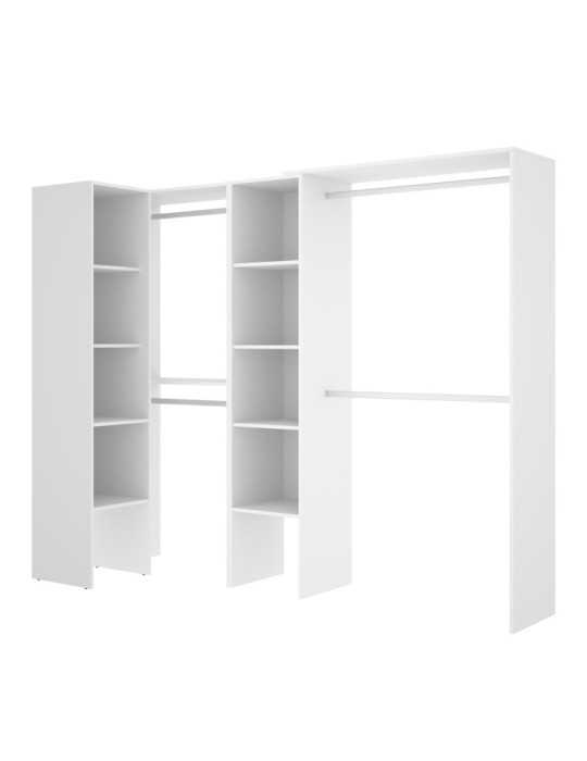 Vestidor dormitorio SUIT DEKIT rincon 2 blanco