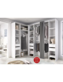 Vestidor dormitorio SUIT DEKIT rincon blanco