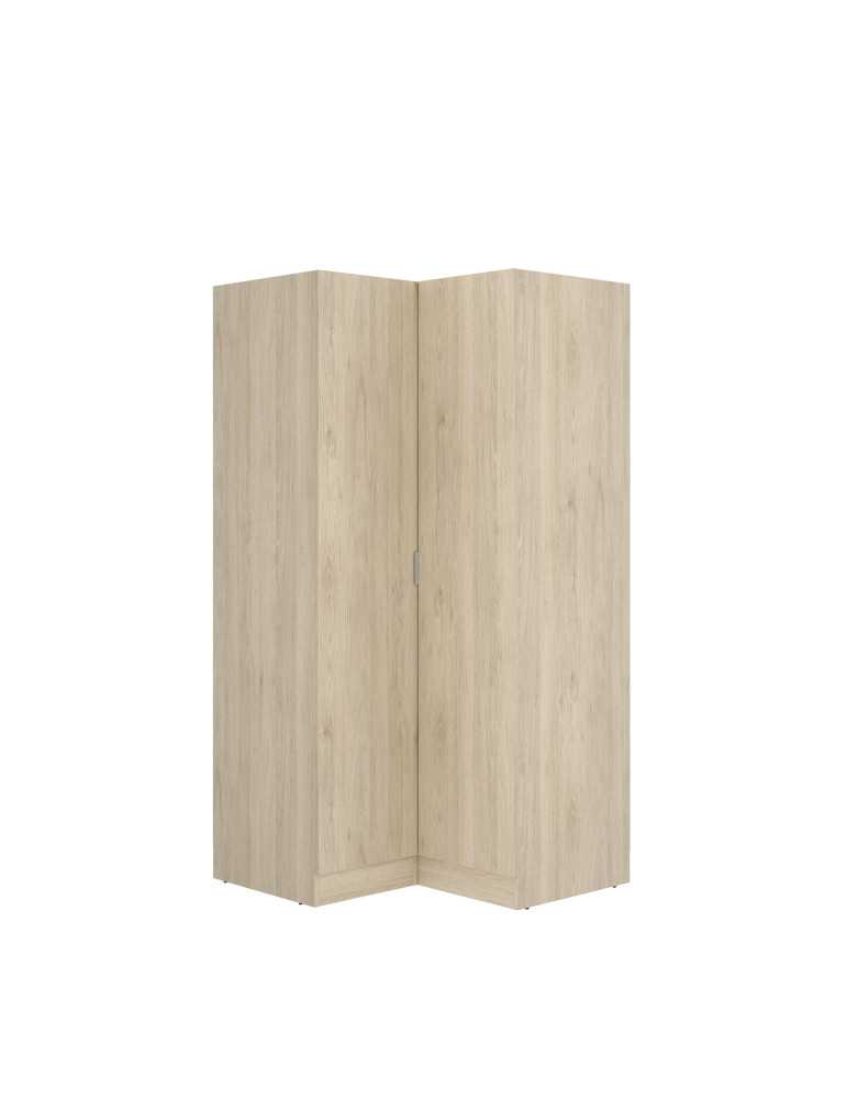 Armario dormitorio ESSEN DEKIT rincon con puertas natural