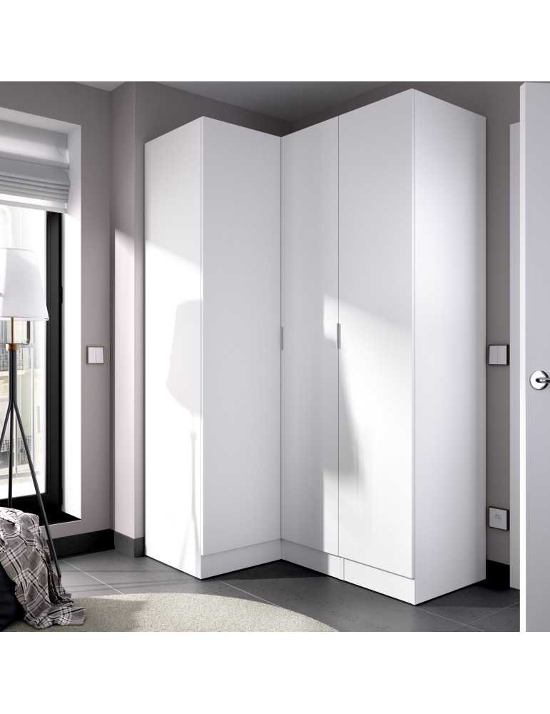 Armario vestidor dormitorio ESSEN DEKIT rincon 1 blanco