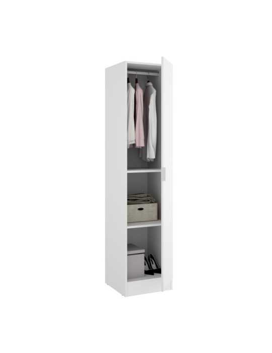 Armario vestidor dormitorio ESSEN DEKIT 1 puerta blanco