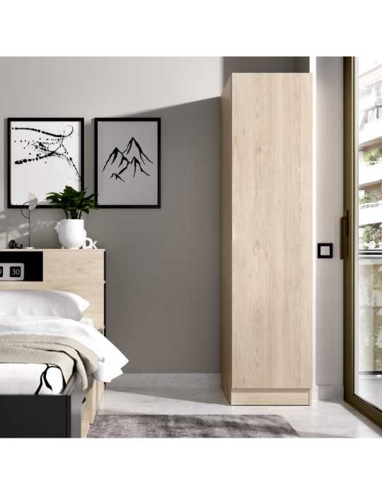 Armario vestidor dormitorio ESSEN DEKIT 2 puerta natural