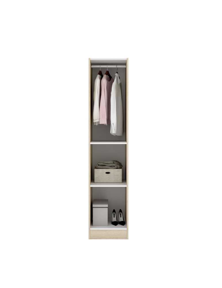 Armario vestidor dormitorio ESSEN DEKIT 2 puerta natural
