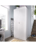 Armario vestidor dormitorio ESSEN DEKIT 2 puertas 80 blanco