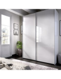 Armario vestidor dormitorio SLIDE DEKIT 2 puertas corredera 150 b. brillo