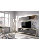 Mueble para salon BONN DEKIT natural / grafito