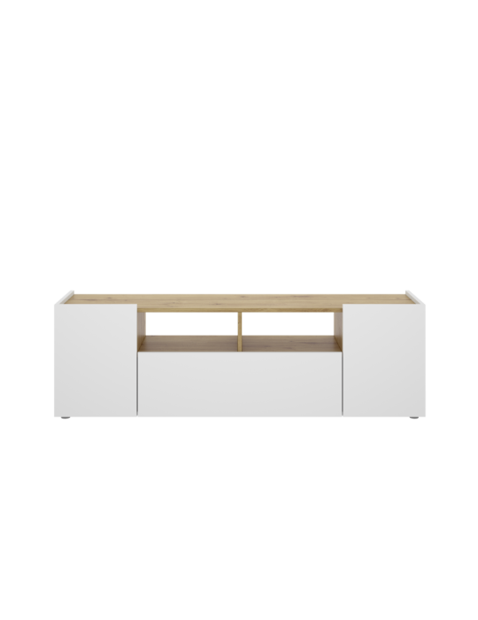Mueble para television ISOLA DEKIT mueble bajo TV blanco+nordic