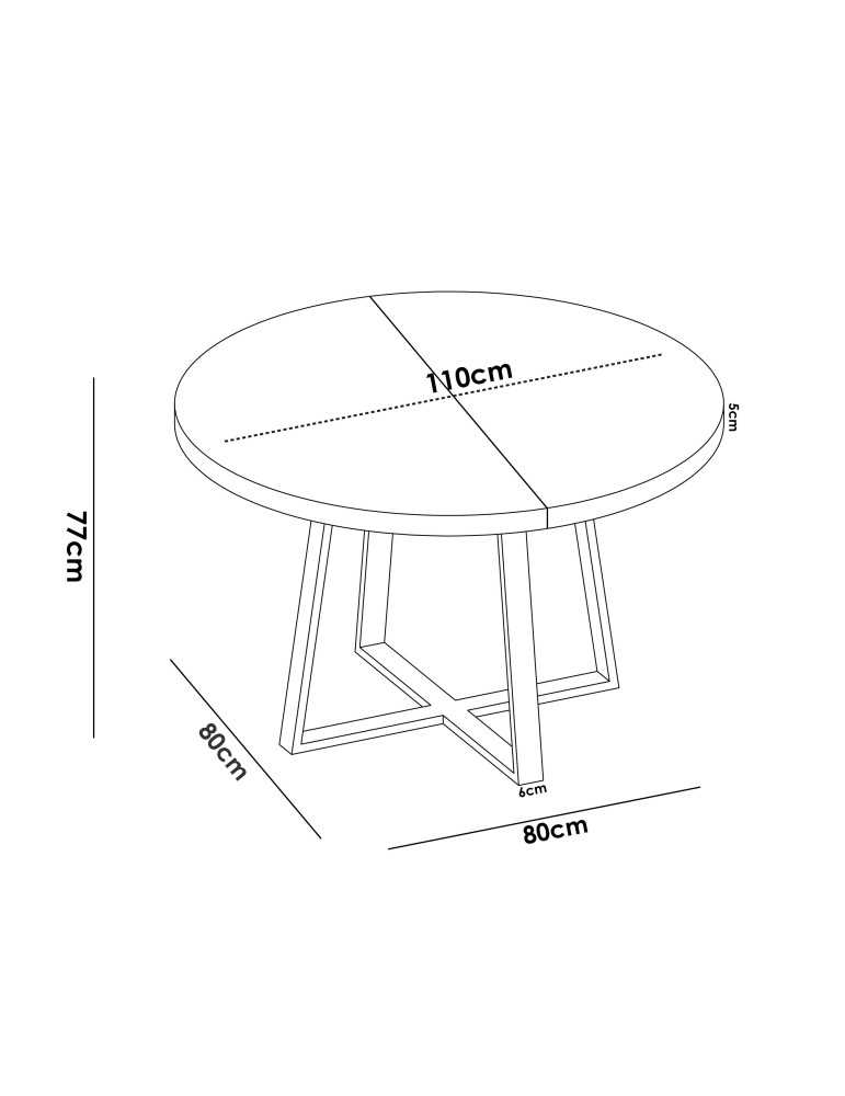 Mesa para comedor DUNA DEKIT nordic