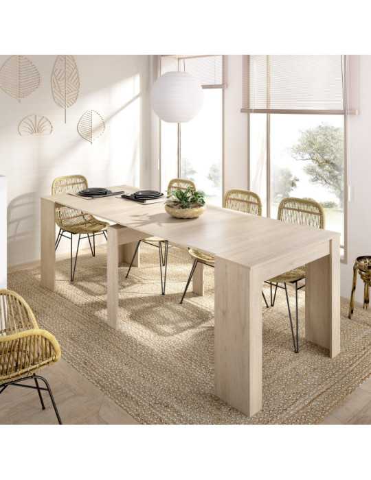 Mesa para comedor KIONA DEKIT extensible natural