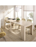 Mesa para comedor KIONA DEKIT extensible natural