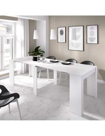 Mesa para comedor KIONA DEKIT extensible b. brillo