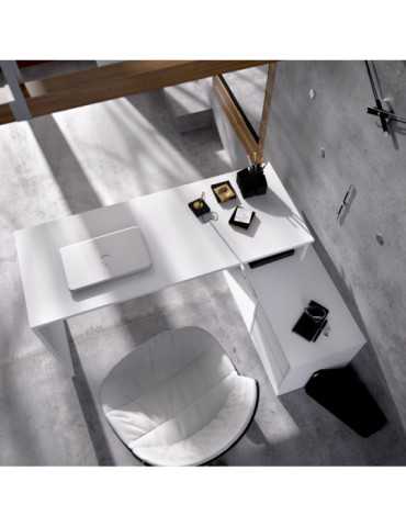 Mesa escritorio ROX DEKIT L blanco 2
