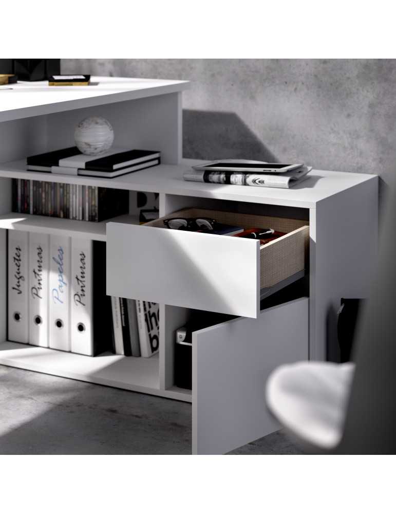 Mesa escritorio ROX DEKIT L blanco